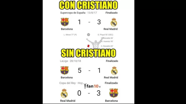 Barcelona goleó 3-0 al Real Madrid en el Santiago Bernabéu y generó estos memes-foto-12