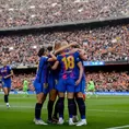 Barcelona goleó 5-1 al Wolfsburgo con un récord de asistencia en el fútbol femenino