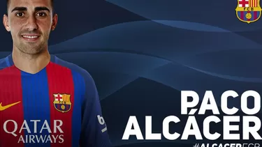 Barcelona hace oficial el fichaje de Paco Alcácer