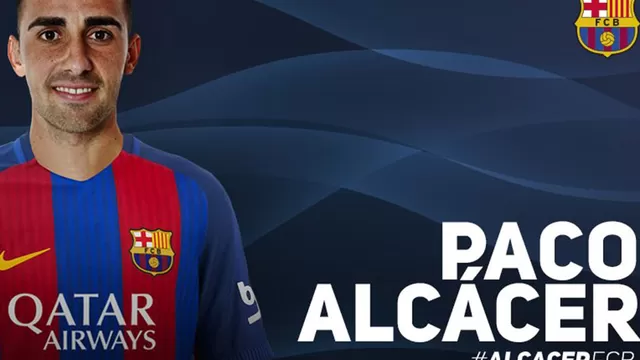 Barcelona hace oficial el fichaje de Paco Alcácer