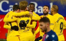 Barcelona venció 1-0 al Huesca en duelo por la fecha 17 de LaLiga - Noticias de huesca