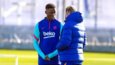 Koeman hizo debutar a Ilaix el 21 de enero ante el Cornellá en los dieciseisavos de final de la Copa del Rey | Foto: Barcelona.