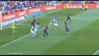 Barcelona: impresionante gol de chalaca de Pedro ante la Real Sociedad