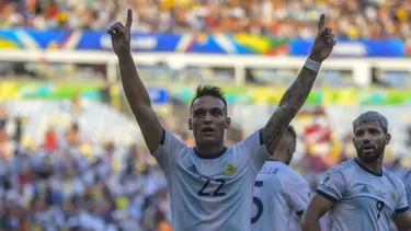 Lautaro Martínez de Racing Club fue transferido al Inter de Milán. | Foto: AFP