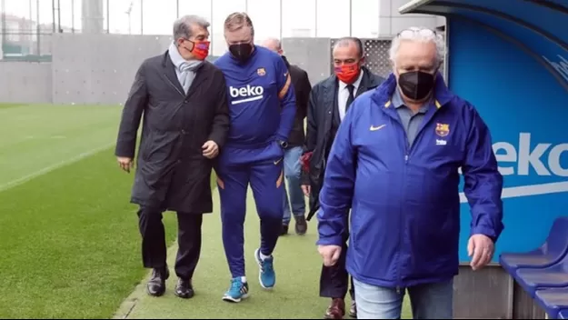 Barcelona: La fuerte respuesta de Joan Laporta a Ronald Koeman