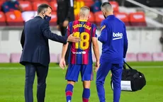 Barcelona: Jordi Alba se lesionó y es duda para el clásico ante Real Madrid - Noticias de jordi-alba