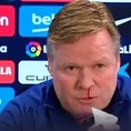 Barcelona: Koeman comenzó a sangrar de la nariz en plena conferencia de prensa