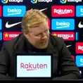 Barcelona: Koeman defiende a Messi tras publicación de su millonario contrato