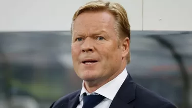 Ronald Koeman, entrenador de 56 años. | Foto: AFP