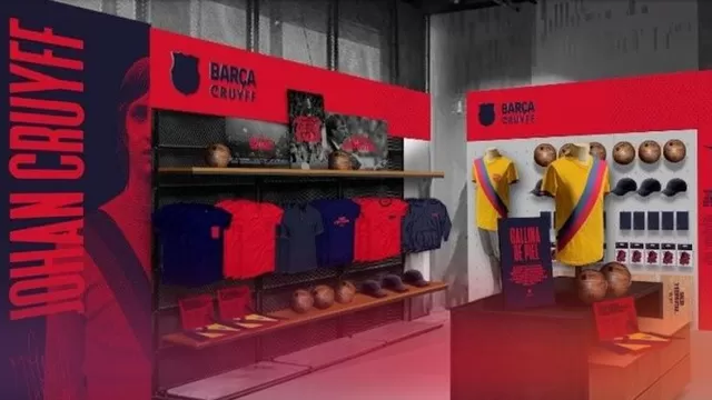 Barcelona lanza una colección de ropa en homenaje a Johan Cruyff