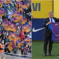 Barcelona: Lanzan cántico contra el PSG en presentación de Xavi en el Camp Nou