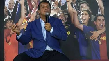 Joan Laporta fue presidente del Barcelona de junio de 2003 a junio de 2010. | Foto: AFP