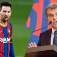 Barcelona: Laporta dará este viernes explicaciones sobre el adiós de Messi