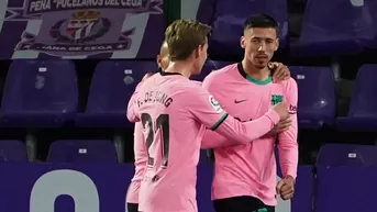 Barcelona: Lenglet, contento por la victoria y por "el partido completo" del equipo