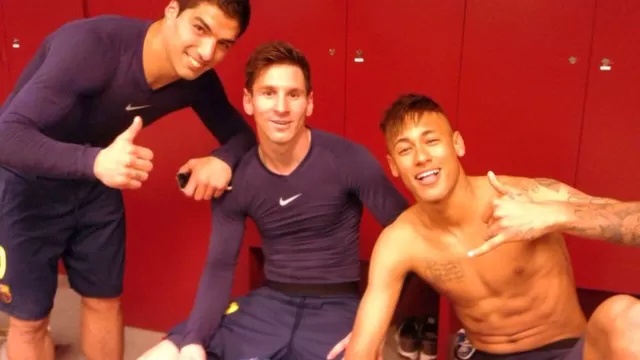 Barcelona: Lionel Messi y el íntimo festejo con Luis Suárez y Neymar