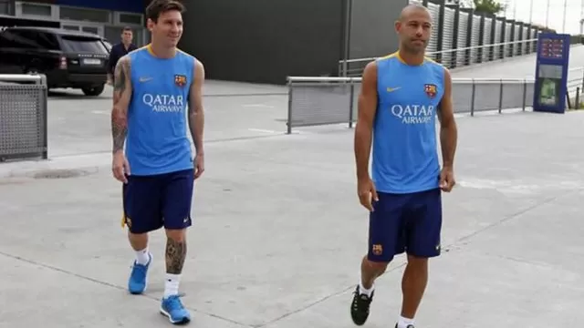 Barcelona: Lionel Messi y Javier Mascherano reaparecen en pretemporada