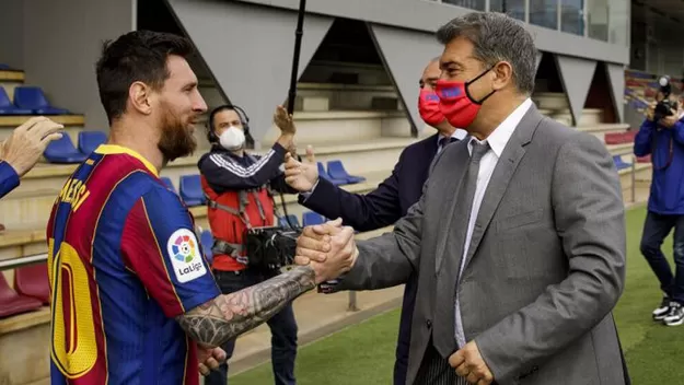 Barcelona: Lo de Messi es triste, pero era necesario, señaló Laporta