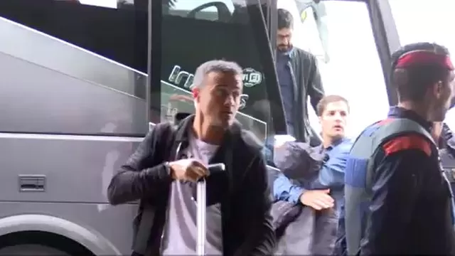 Barcelona: Luis Enrique vivió tenso momento antes de viaje a Manchester