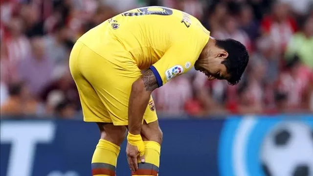 Barcelona: Luis Suárez se lesionó en el debut azulgrana y genera preocupación
