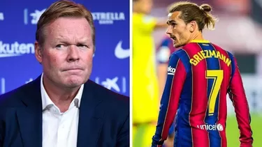 Sigue la &#39;guerra&#39; entre Koeman y Griezmann | Foto: Diez.