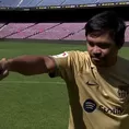 Barcelona: Manny Pacquiao visitó el Camp Nou y se puso a boxear en el campo de juego