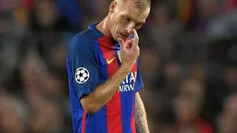 Barcelona: Mathieu se lesionó y estará unas tres semanas de baja