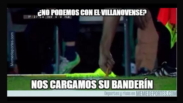 El empate de Barcelona en Romero Cuerda fue la burla de los fan&amp;aacute;ticos.-foto-5