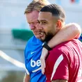 Barcelona: Memphis Depay se sumó a la pretemporada del club azulgrana