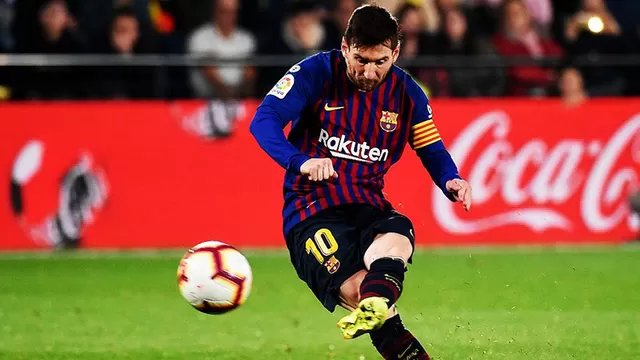Messi, una vez m&amp;aacute;s, anot&amp;oacute; un golazo de tiro libre. | Foto: AFP
