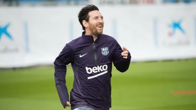 Lionel Messi volvió a entrenarse | Foto: Barcelona.