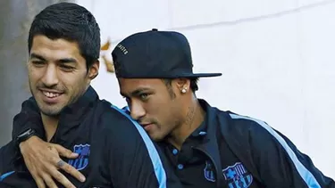 La amistad entre Neymar y Luis Suárez