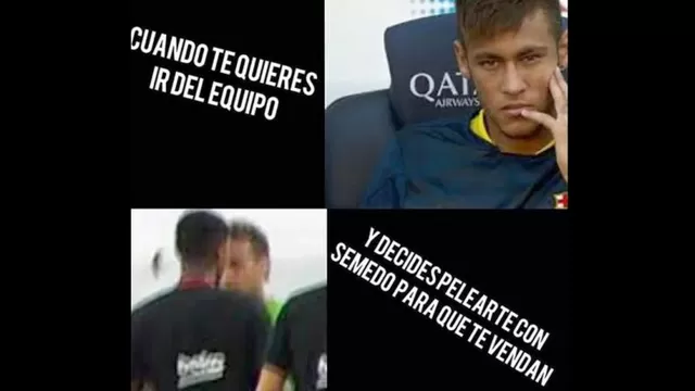 Los cibernautas no pasaron por alto este altercado de Neymar.-foto-4