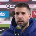 Barcelona: &quot;A nivel anímico este triunfo nos ayuda muchísimo&quot;, comentó Jordi Alba