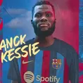 Barcelona oficializó el fichaje del mediocampista marfileño Franck Kessié