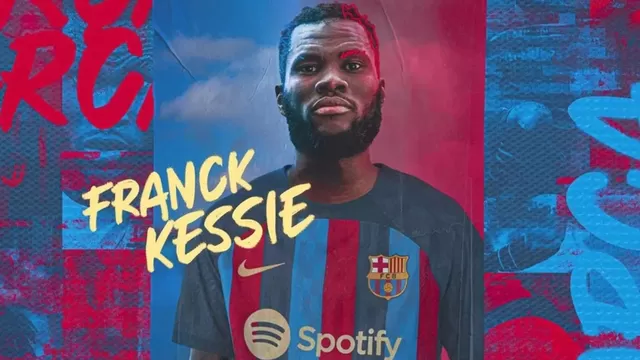 Barcelona oficializó el fichaje del mediocampista marfileño Franck Kessié