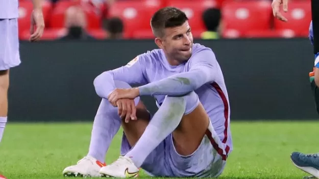 Barcelona confirmó lesión de Gerard Piqué, pero no definió el tiempo de baja