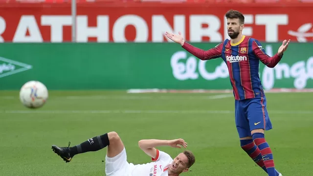 El zaguero catalán se podría perder el duelo de vuelta de la Champions ante PSG. | Foto: AFP