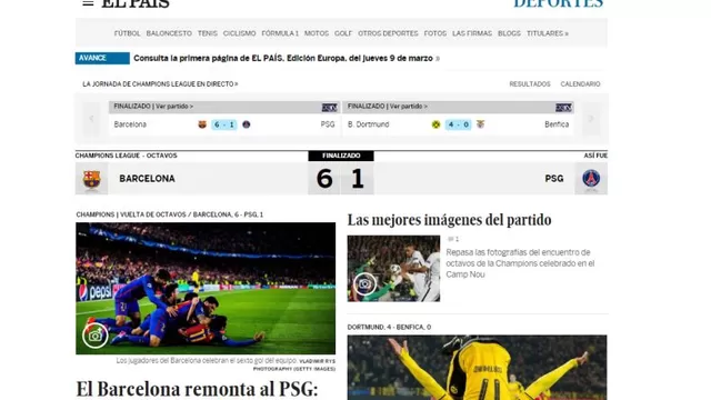 Barcelona: las portadas del mundo sobre su remontada en Champions League-foto-9