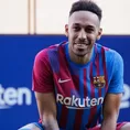 Barcelona presentó oficialmente a Pierre-Emerick Aubameyang en el Camp Nou