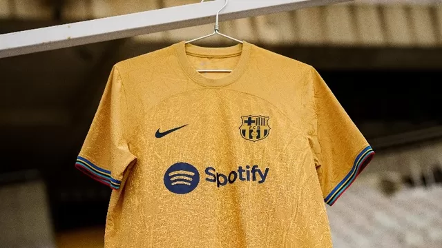 Barcelona presentó su camiseta alterna para la temporada 2022-2023