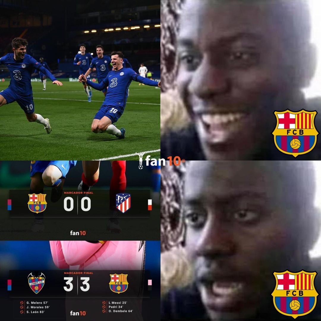Barcelona protagonizó memes tras empatar 3-3 ante Levante por LaLiga.