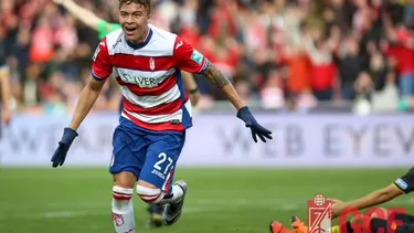 Adalberto Peñaranda juega en el Granada FC. Adalberto Peñaranda juega en el Granada FC.