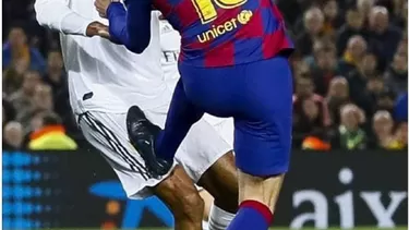 La dura entrada de Lenglet dejó secuelas en la pierna de Varane | Foto: medios