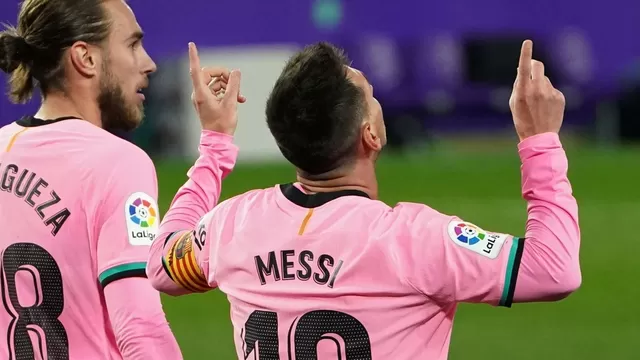 Barcelona goleó 3-0 en casa del Valladolid por la fecha 15 de LaLiga 