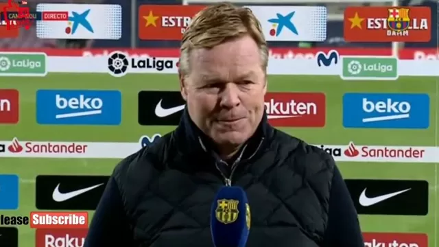 Ronald Koeman, entrenador neerlandés de 57 años. | Video: @FCBarcelona_es