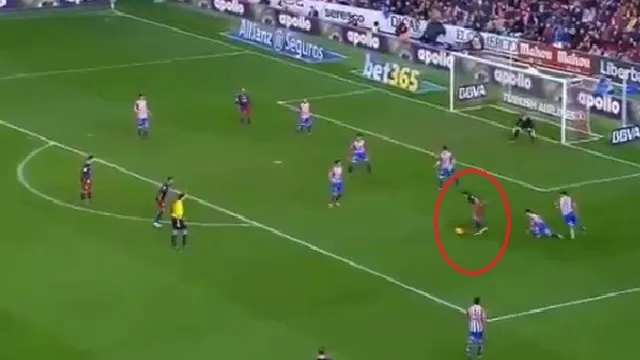 Barcelona: Suárez regaló esta genialidad para el 3-1 sobre Sporting de Gijón