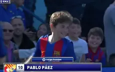 Barcelona: Sub 12 venció al Real Madrid con goles de Pablo Páez 'Gavi' - Noticias de gavi