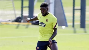 Umtiti se perderá el compromiso del domingo entre el Barcelona y Villarreal. | Foto: Barcelona