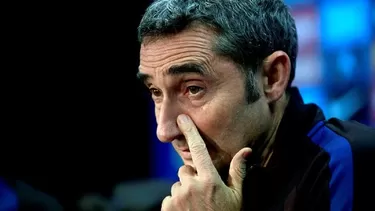 Ernesto Valverde, DT del Barcelona. | Foto: EFE