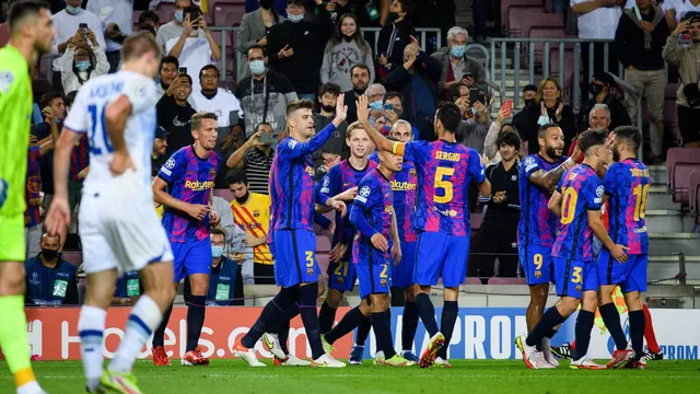  Barcelona venció 1-0 al Dinamo de Kiev en su primera victoria en Champions